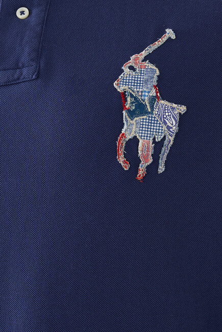 Patchwork Polo Shirt